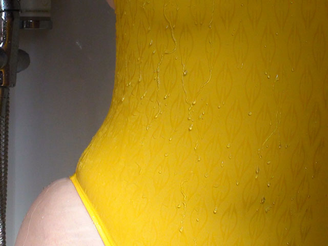 Yellow Mighty Suit in the Shower HD