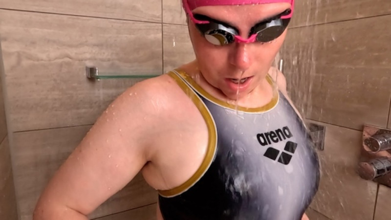 The One swimsuit more wet