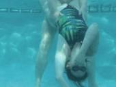 Pool Fick im Aquablade Bladerunner Olympic Swimsuit