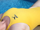 Yellow Suit at the Poolside HD